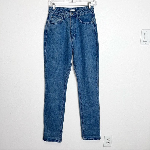 WE WORE WHAT Jeans Women Size 26 Straight Ultra High Rise Icon Fit Slim CL - Picture 5 of 12